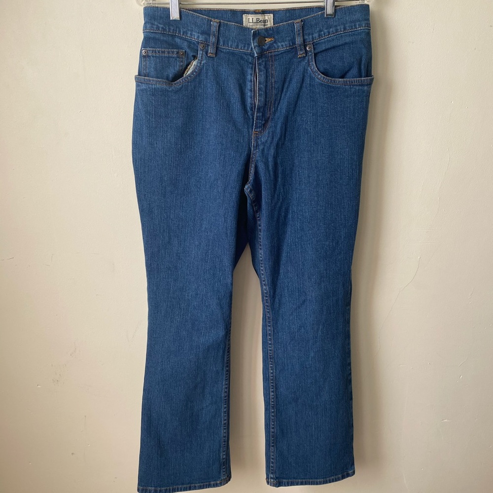 LL Bean Straight Jean. Size 12.
